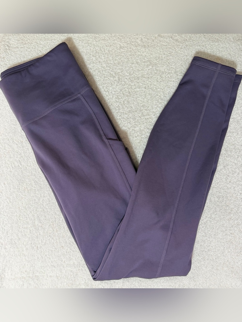 Fabletics Cold Weather Fleece Lined High Waisted Pocket Leggings Nightshade Cozy